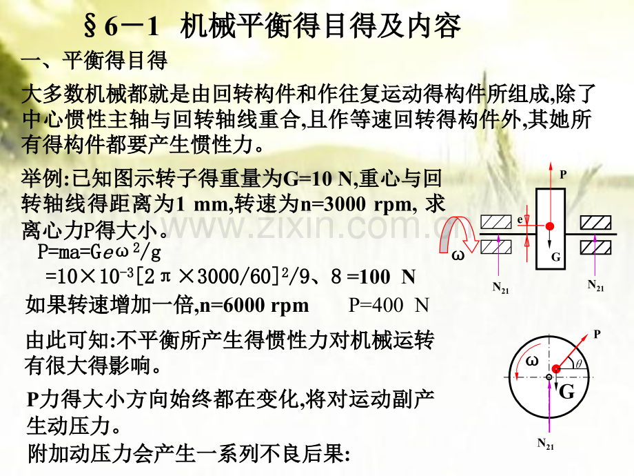 机械原理第六章机械的平衡.pptx_第2页