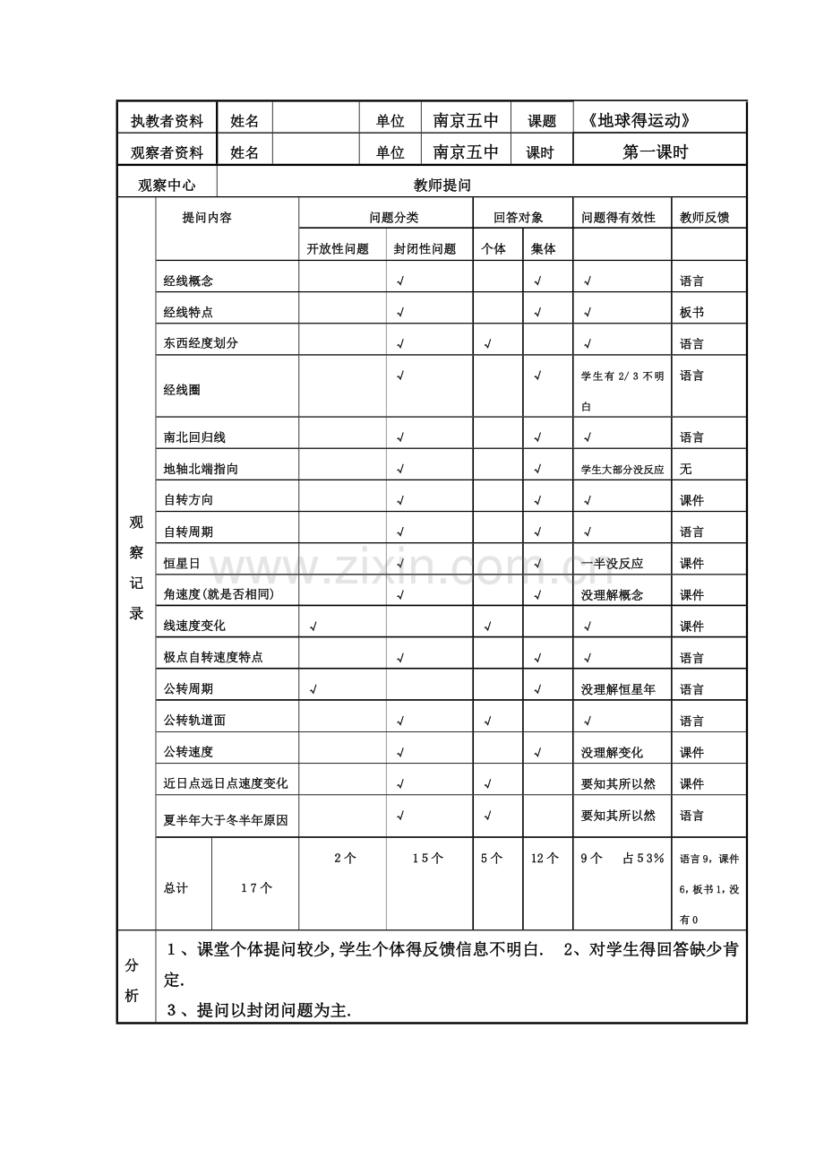 课堂观察量表范例.doc_第3页