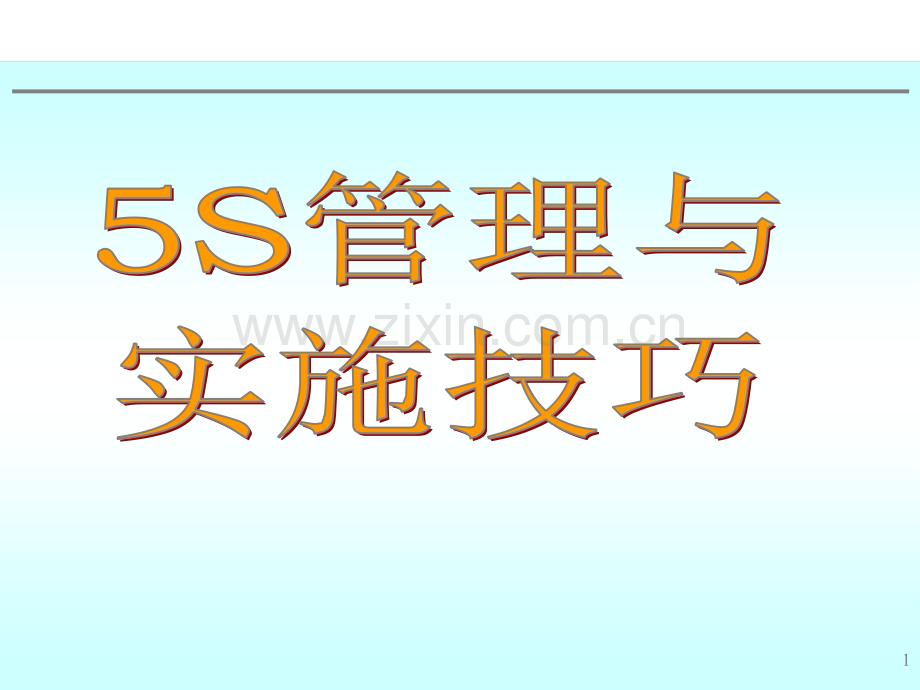 5S管理实施技巧.ppt_第1页