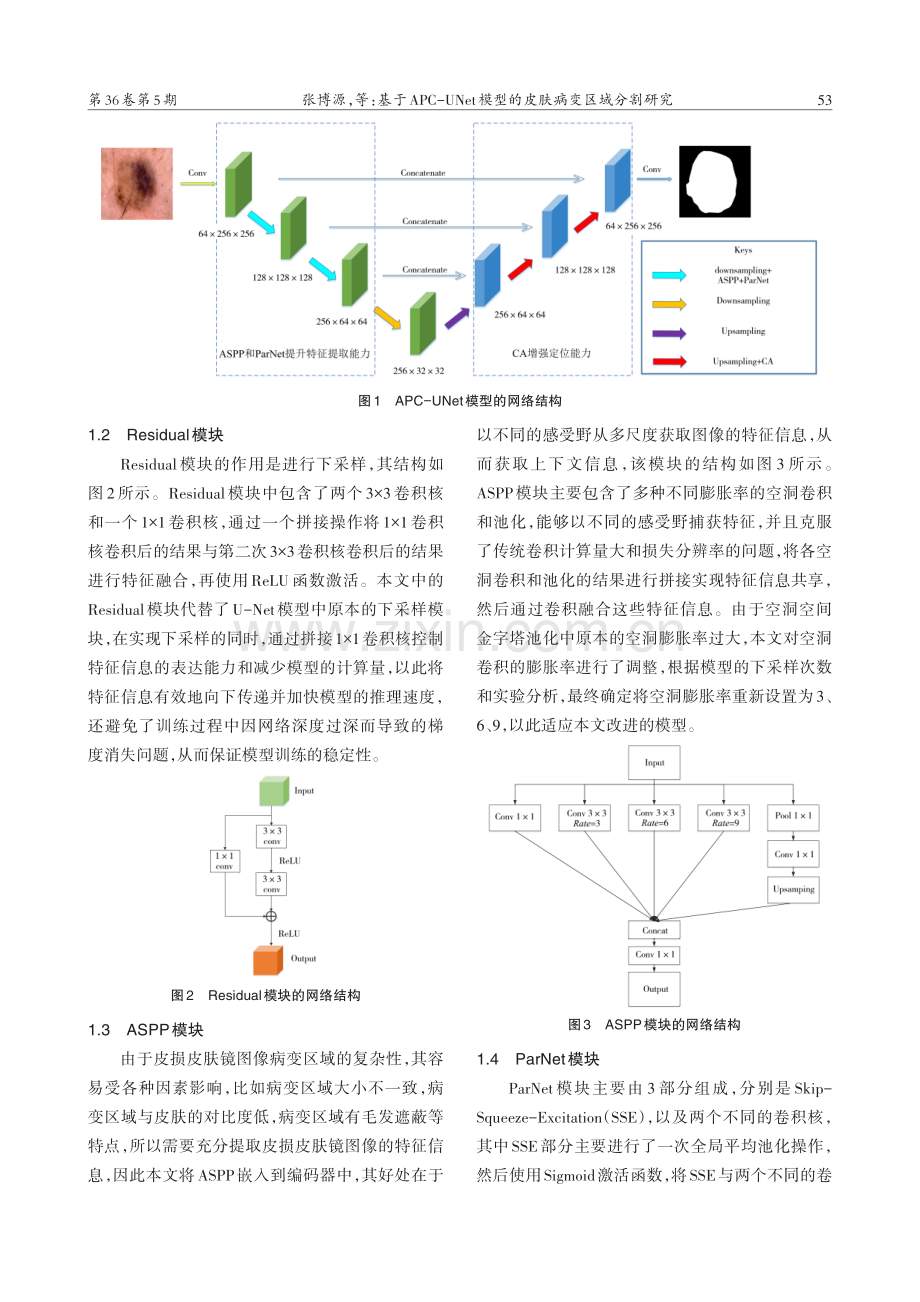 基于APC-UNet模型的皮肤病变区域分割研究.pdf_第3页