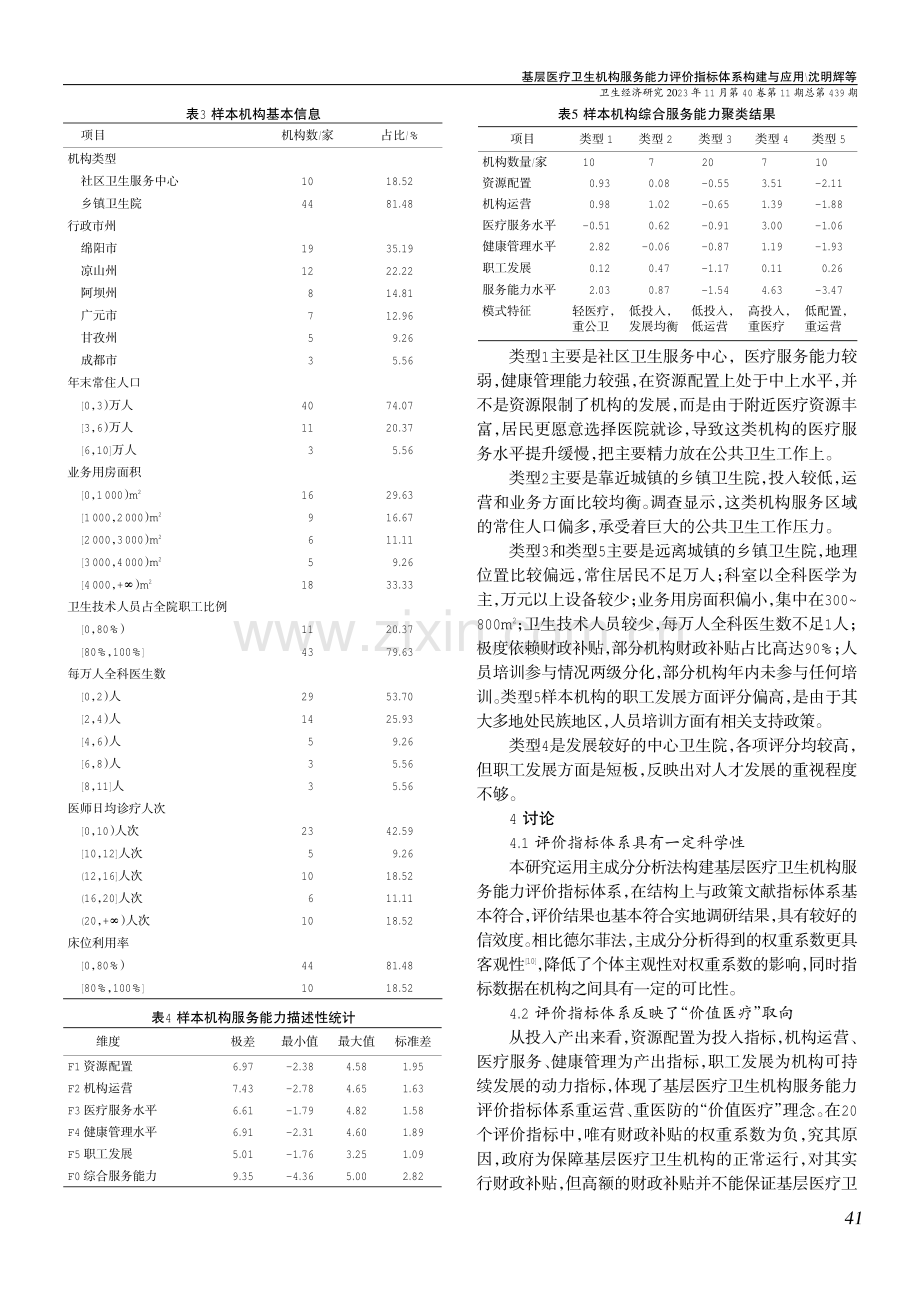 基层医疗卫生机构服务能力评价指标体系构建与应用——基于主成分分析法.pdf_第3页