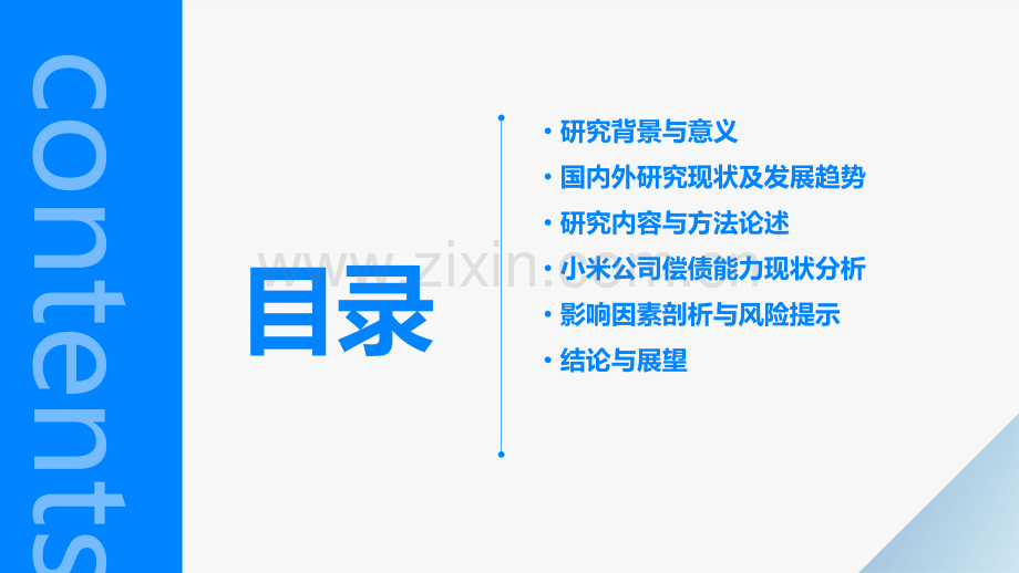 小米偿债能力分析开题报告.pptx_第2页