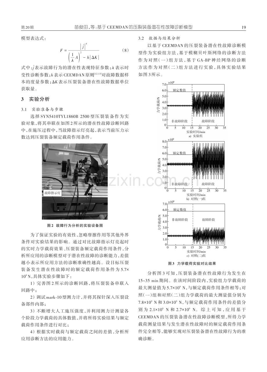 基于CEEMDAN的压裂装备潜在性故障诊断模型.pdf_第3页