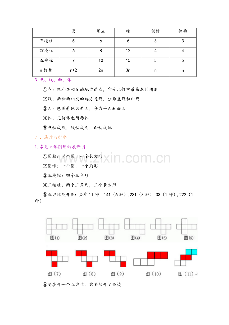 北师大版七年级上数学知识点汇总[精心整理].doc_第2页