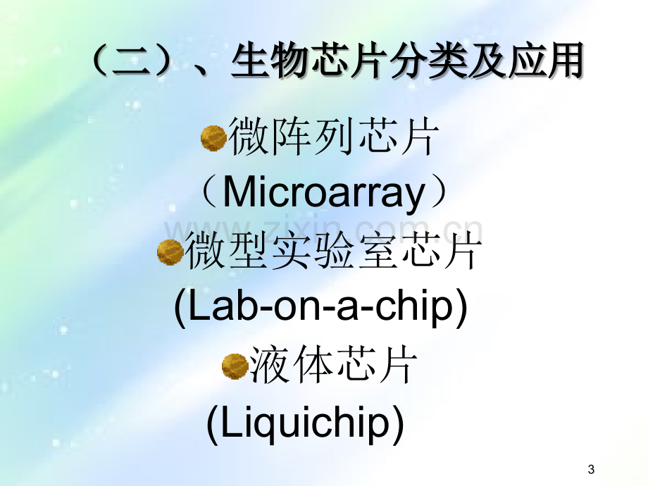 生物芯片分类及应用-PPT.ppt_第3页