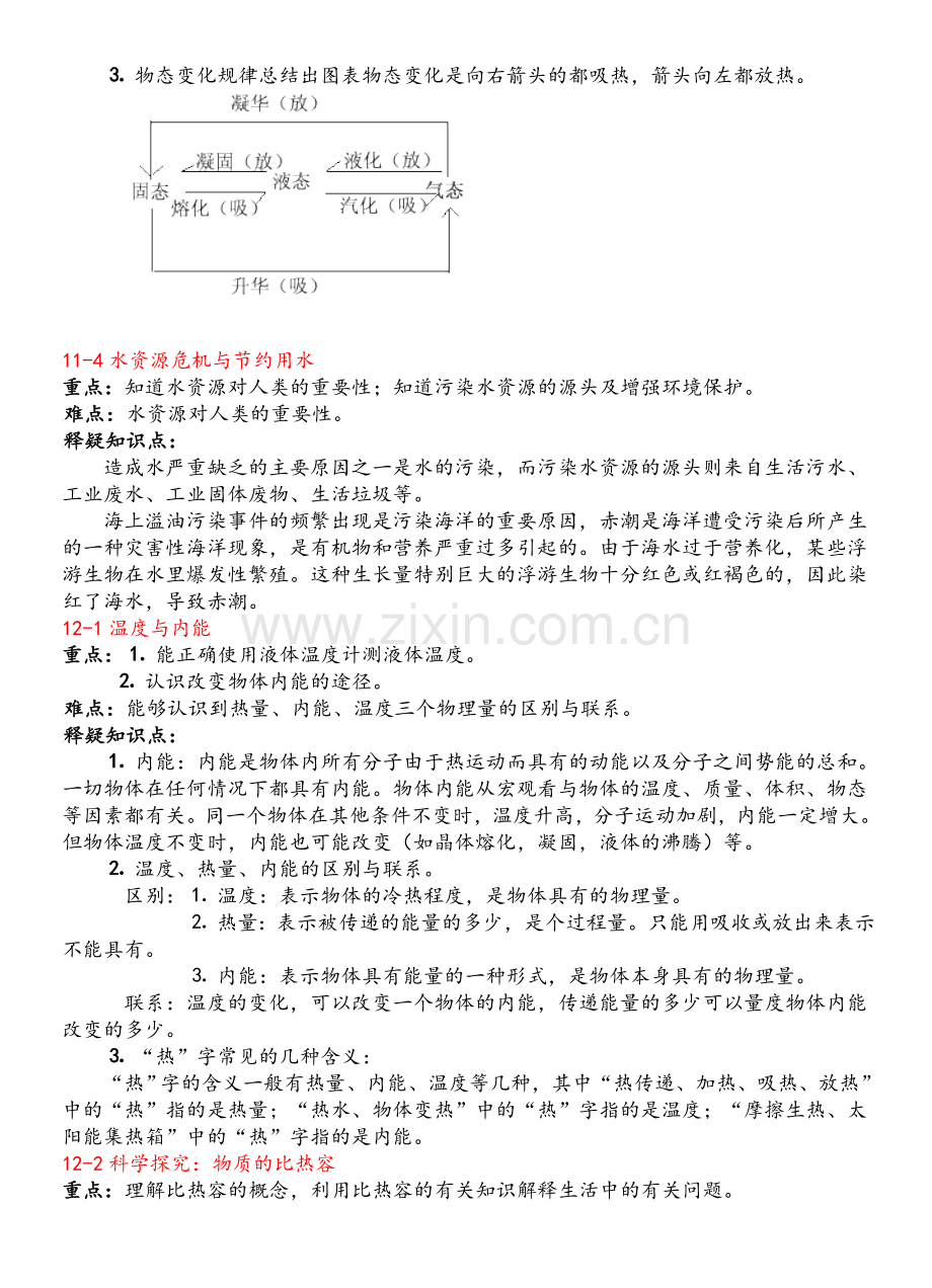 沪科版九年级物理(上)重点难点.doc_第2页