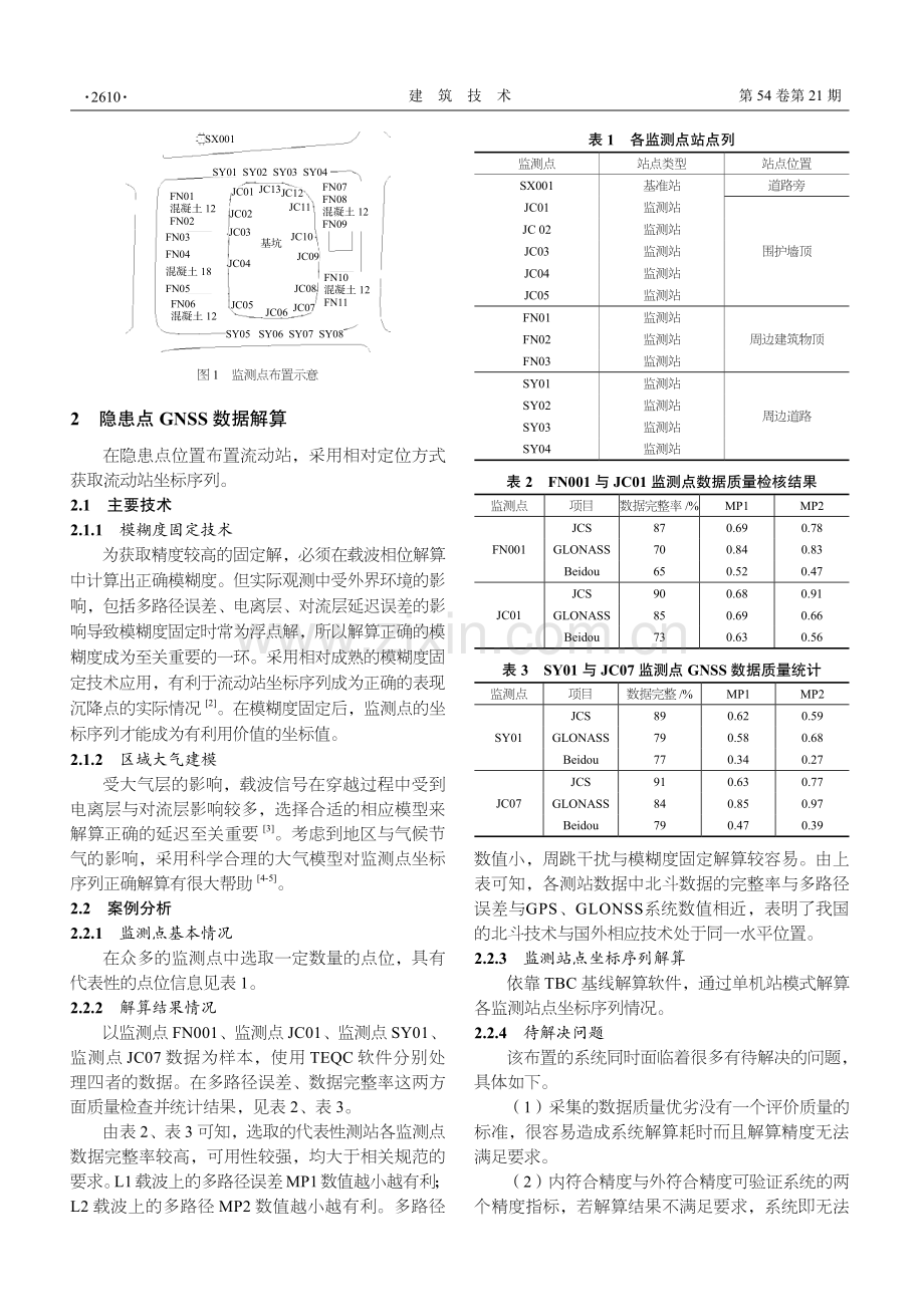 基于GNSS的高层建筑物基坑监测系统实现与应用.pdf_第2页