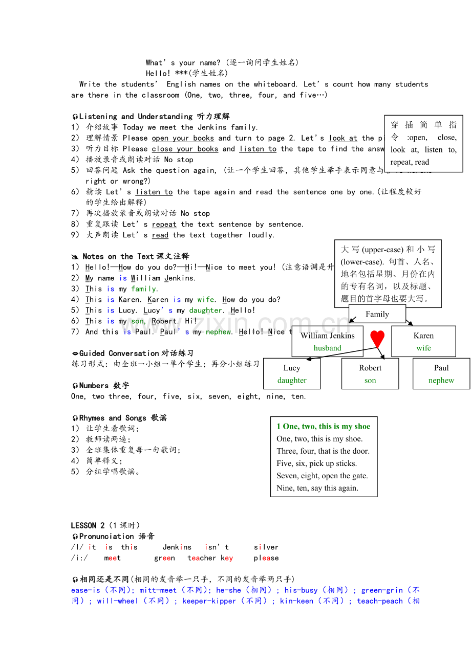 新概念英语青少版1A教案详解版.doc_第2页