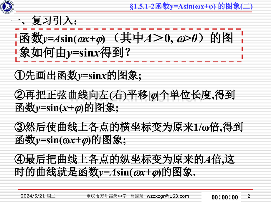 §1.5.1-2函数y=Asin(ωx+φ)的图象(二).ppt_第2页