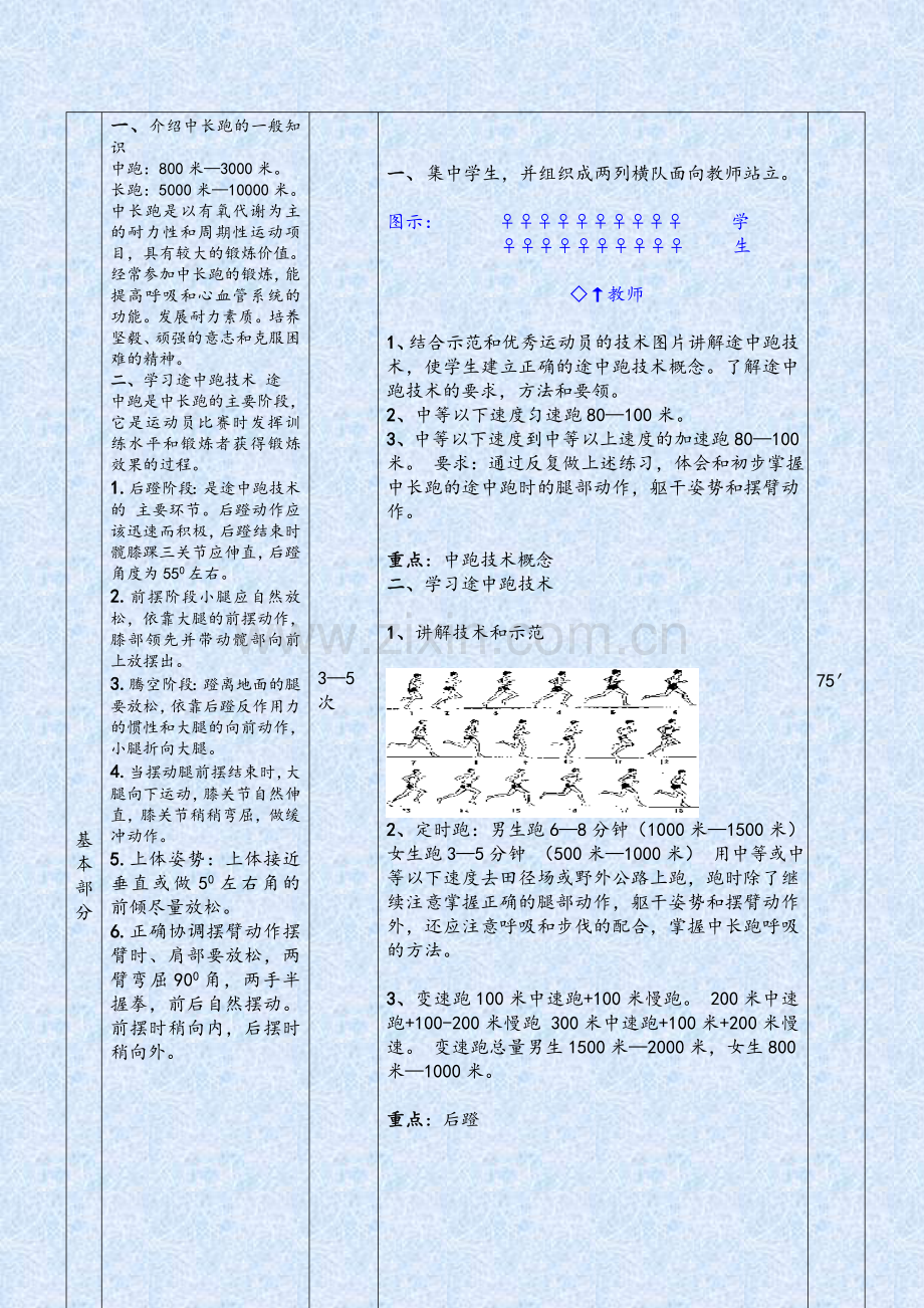 田径课教案：中长跑教案.doc_第2页