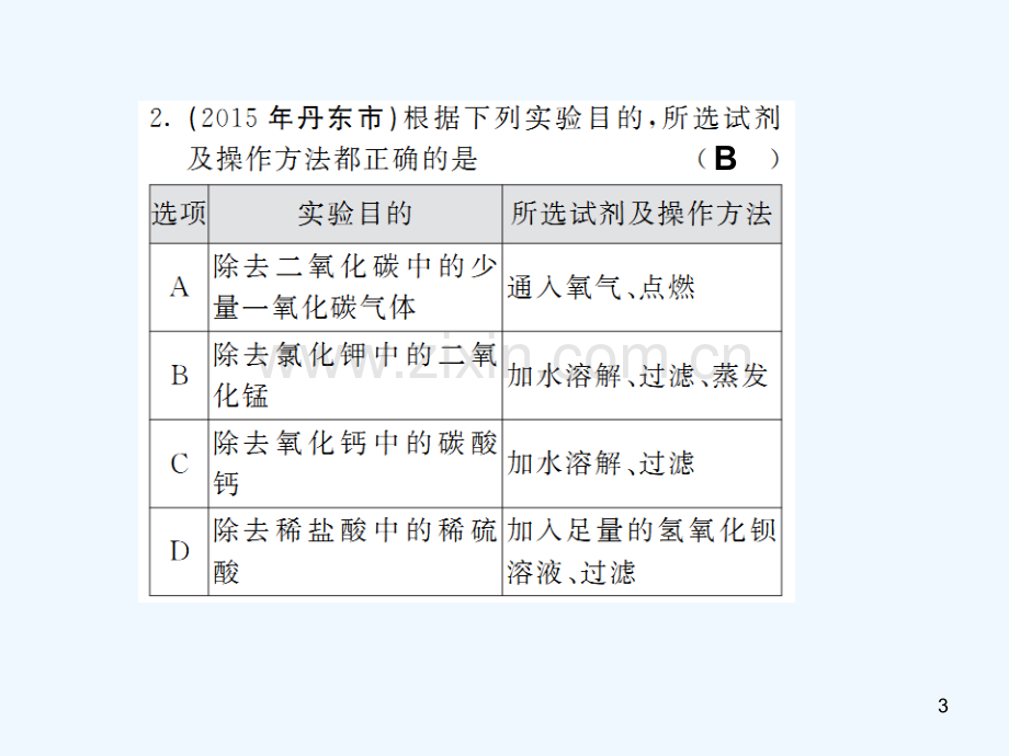 物质的分离与除杂-PPT课件.ppt_第3页