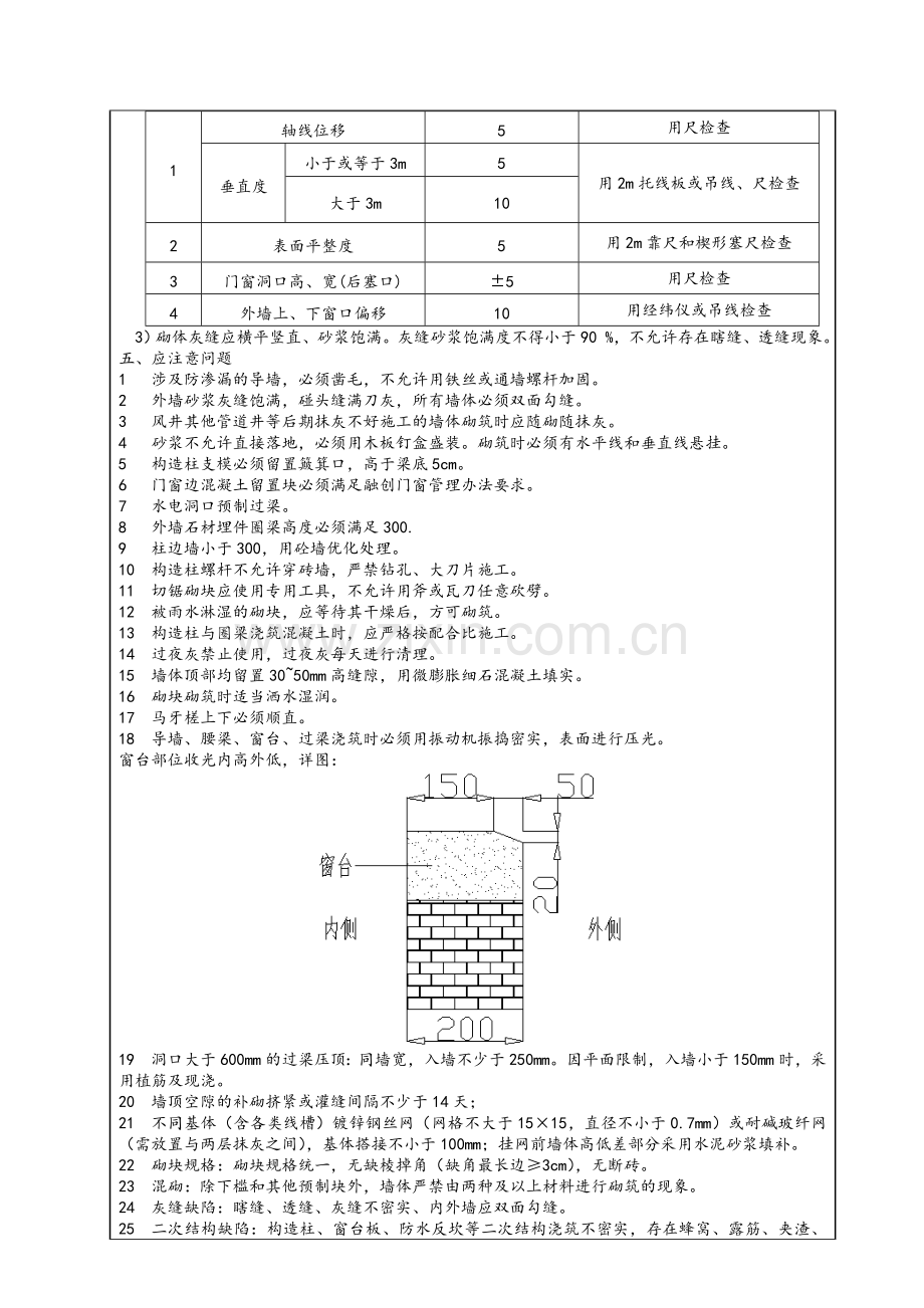 墙体砌筑技术交底.doc_第3页