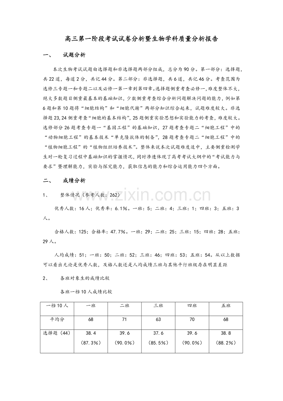 生物质量分析报告.doc_第1页