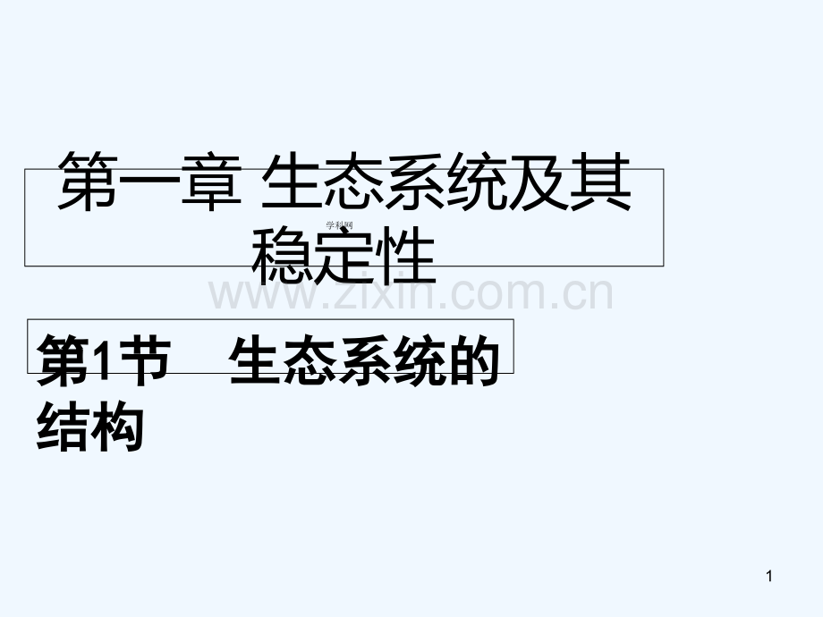 生态系统的结构复习-PPT课件.ppt_第1页