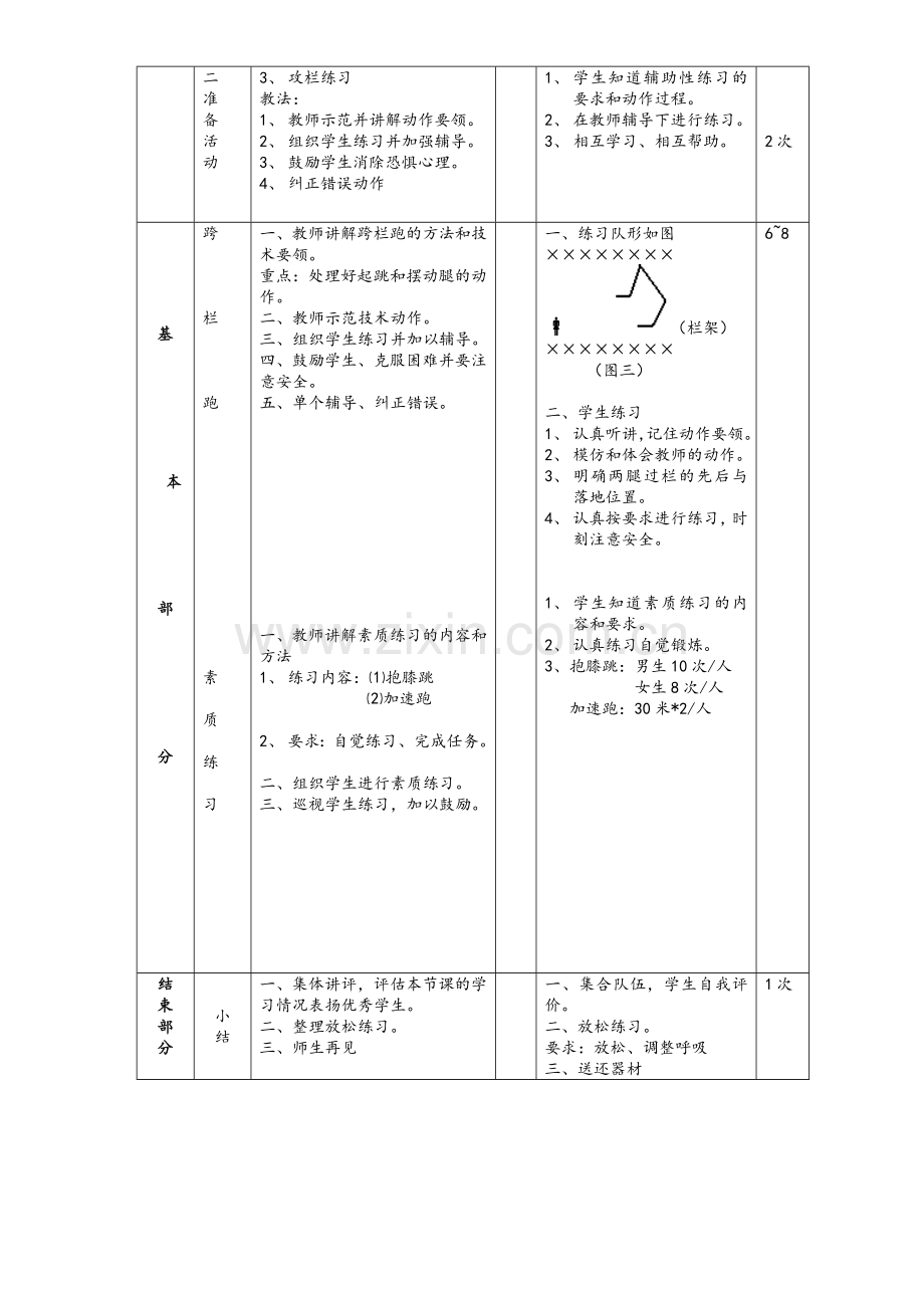 初三体育课教案全集.doc_第2页