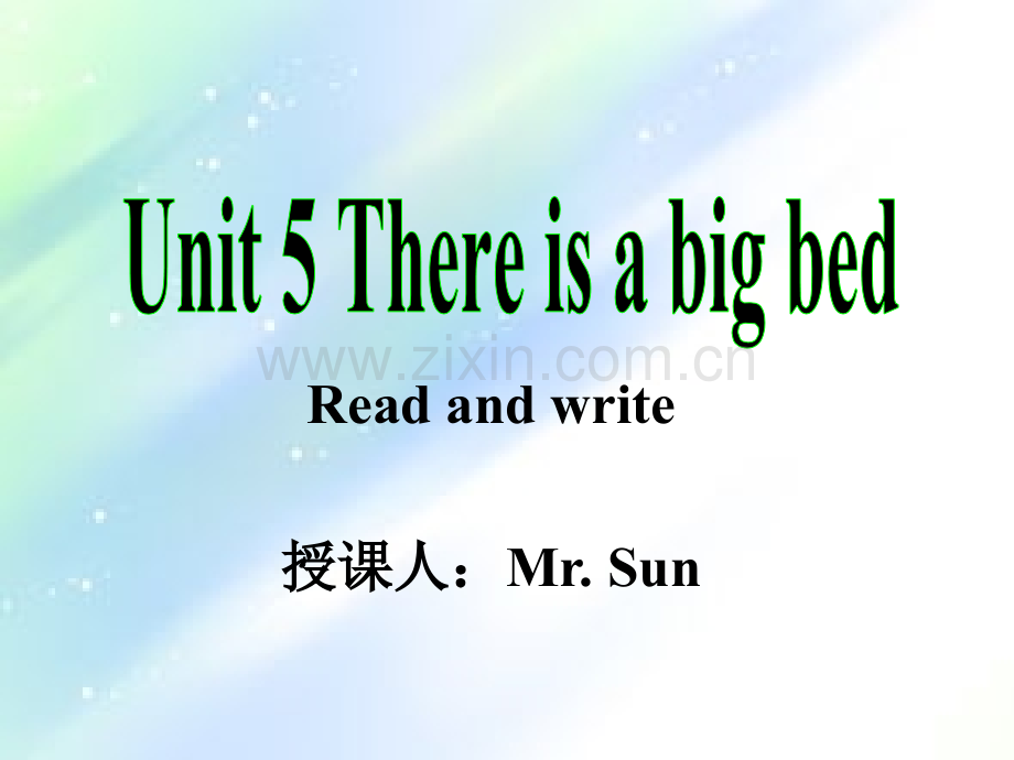 新PEP小学英语五年级上册Unit5-There-is-a-big-bed-Read-and-write-课件-PPT.ppt_第1页