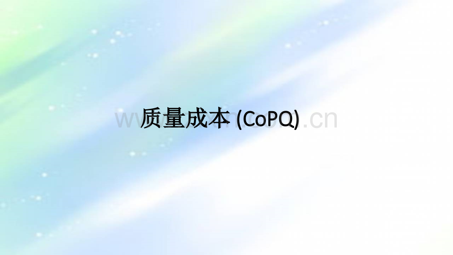 质量成本CoPQppt.ppt_第1页