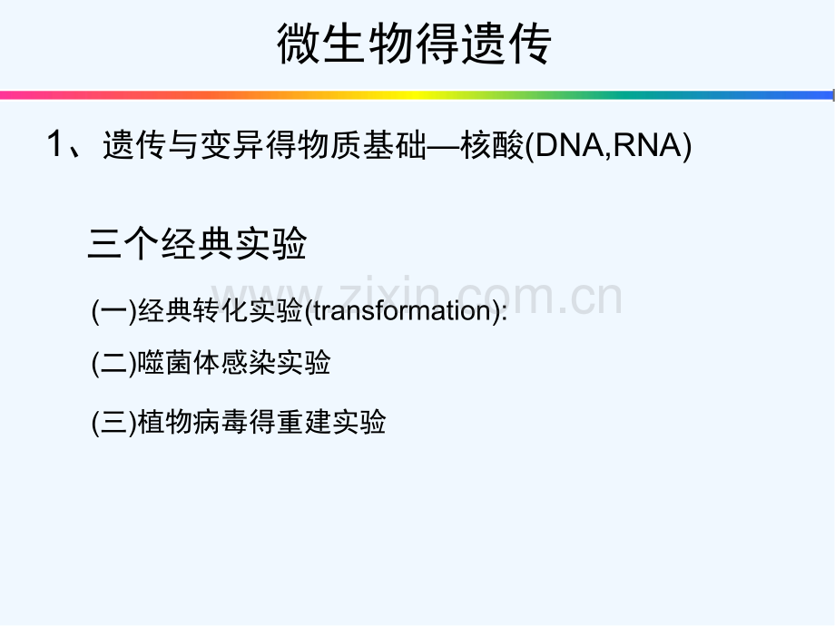 第八章环境工程微生物学微生物的遗传和变异.pptx_第3页