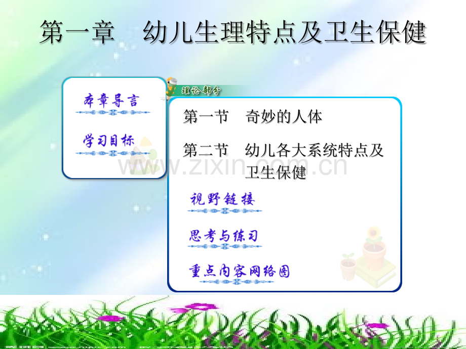 课件-幼儿卫生保健-第一章-幼儿生理特点及卫生保健-PPT.ppt_第1页