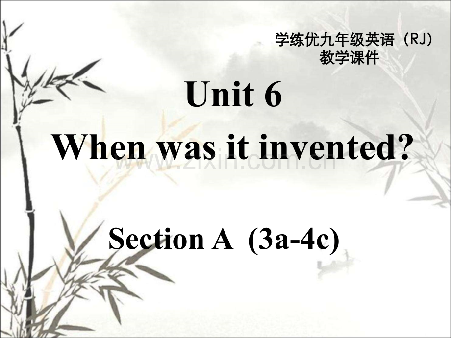 2018人教版九年级英语unit6A3A-3Cppt.ppt_第1页