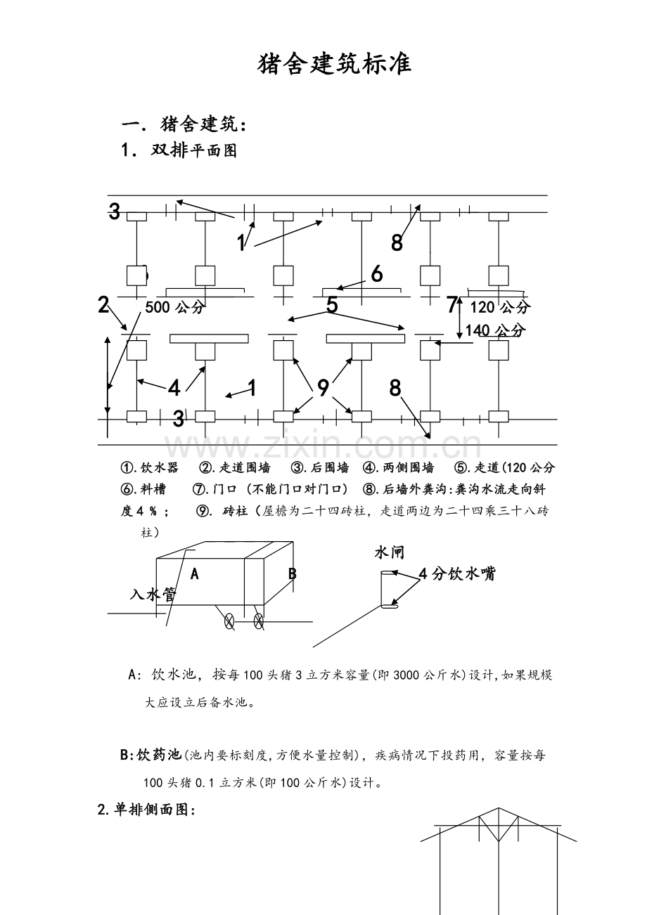 猪舍建筑标准.doc_第1页