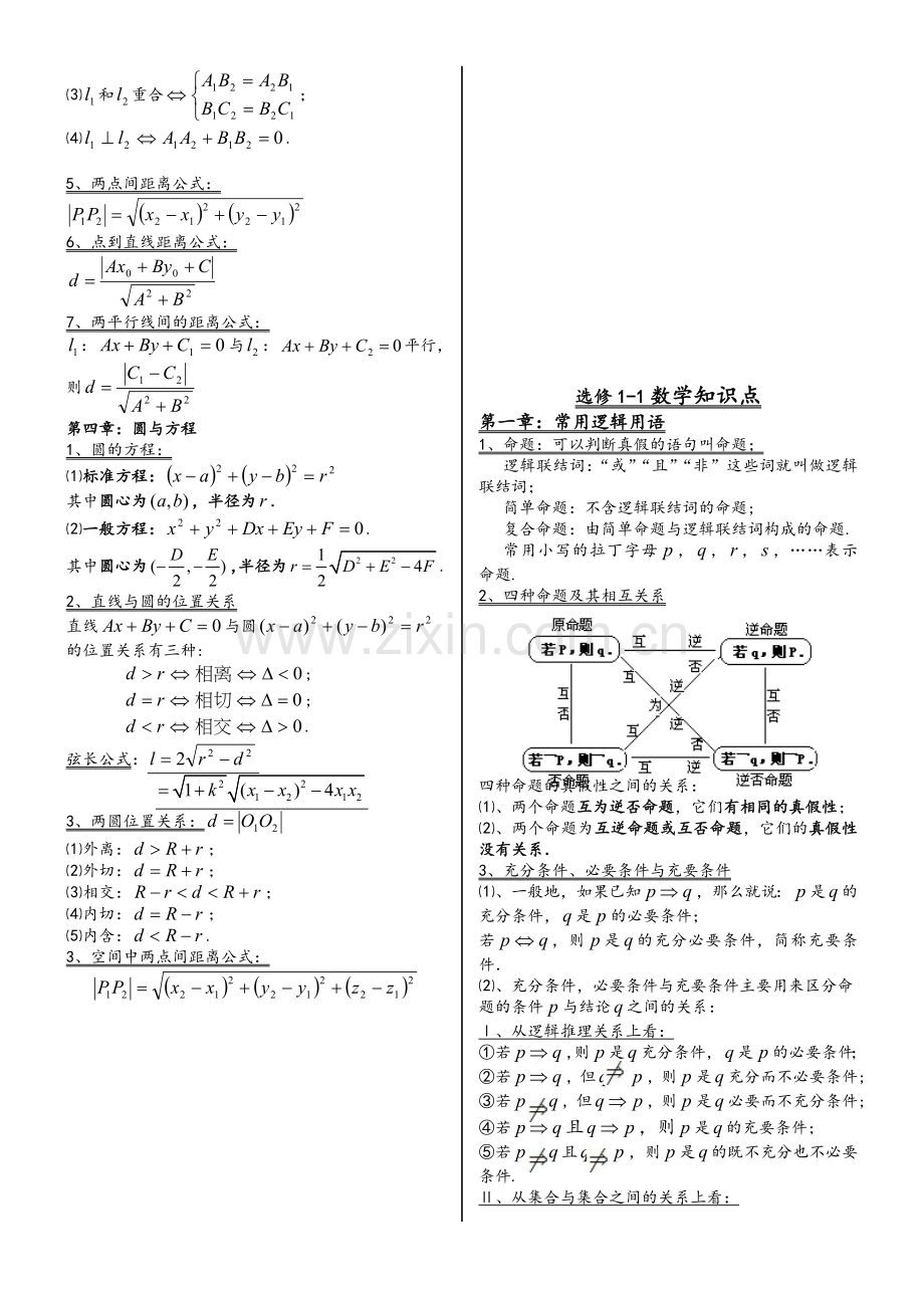 高二上学期文科知识点.doc_第2页