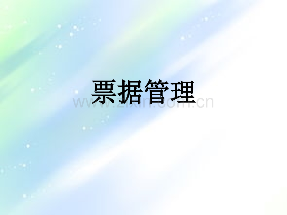 票据管理ppt.ppt_第1页