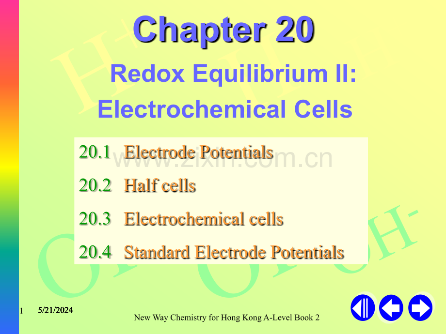 ch20---redox-equilibrium-II.ppt_第1页