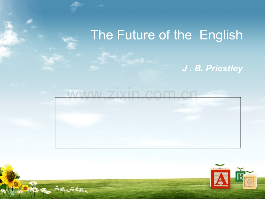 (课堂用)The-Future-of-the--English(分析解读.ppt_第1页