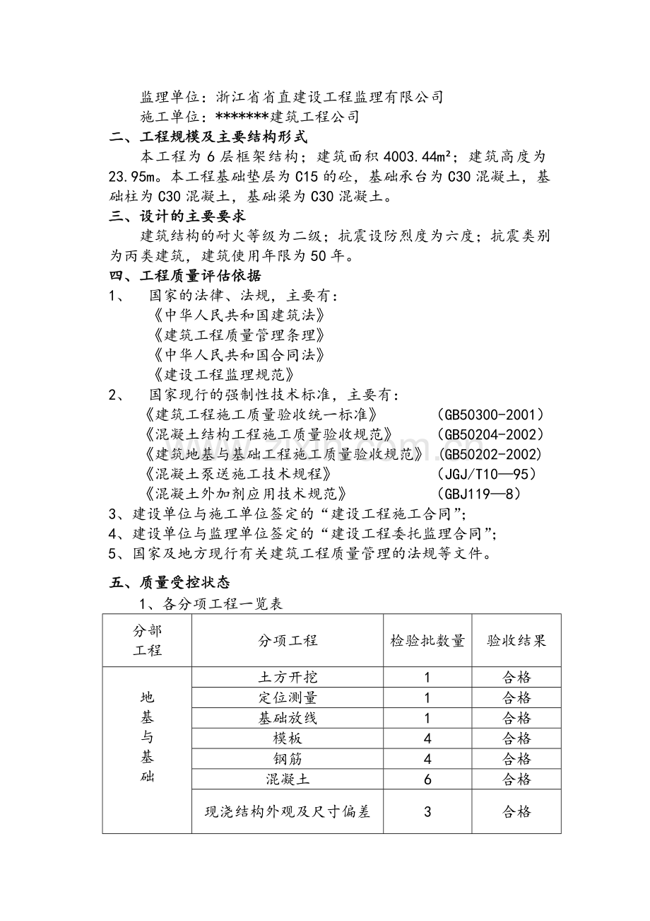 地基与基础结构质量自评报告.doc_第2页