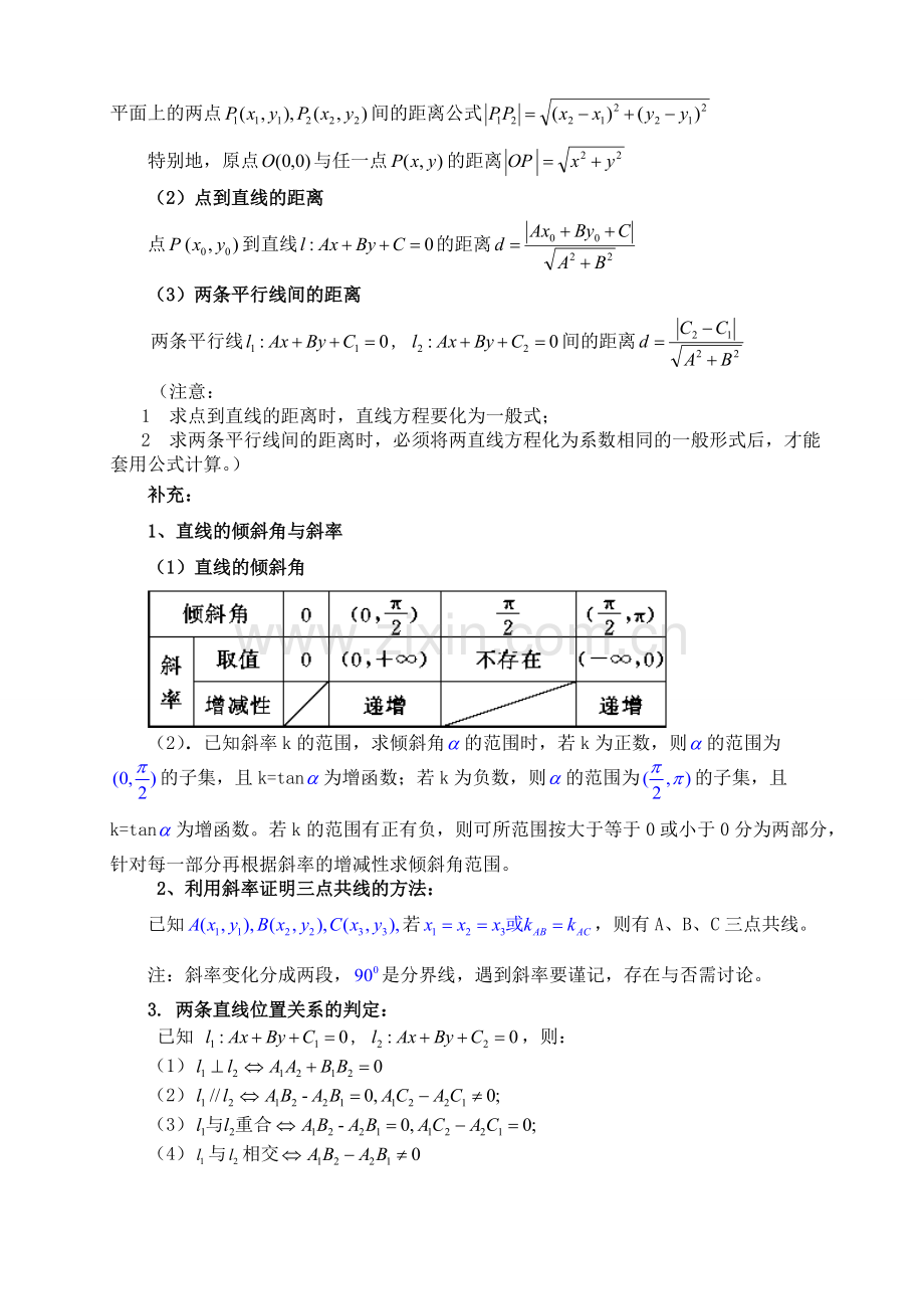 直线与方程知识点总结.pdf_第3页