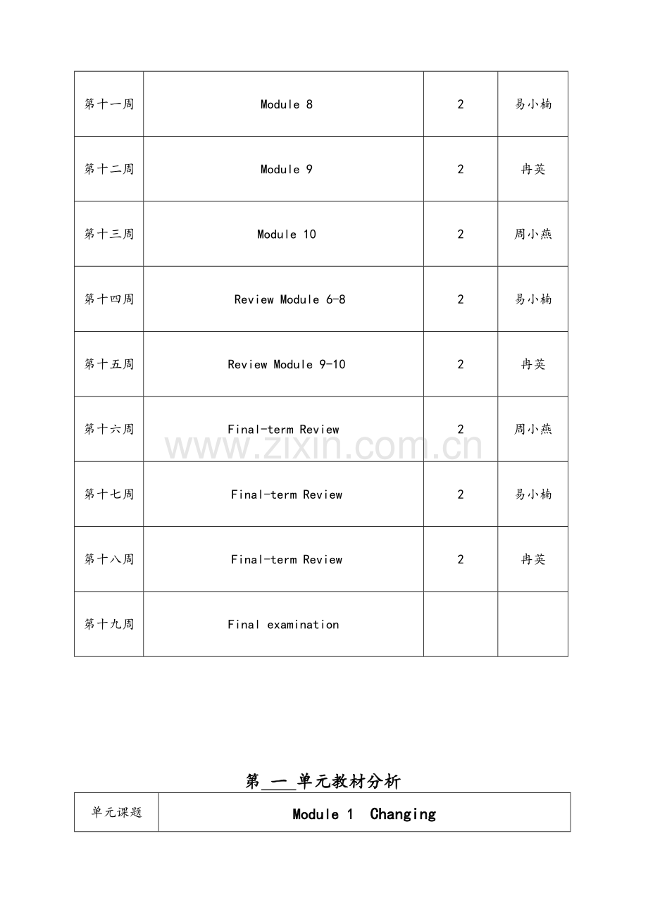 外研版三年级起点五年级下册英语集体备课教案.doc_第2页