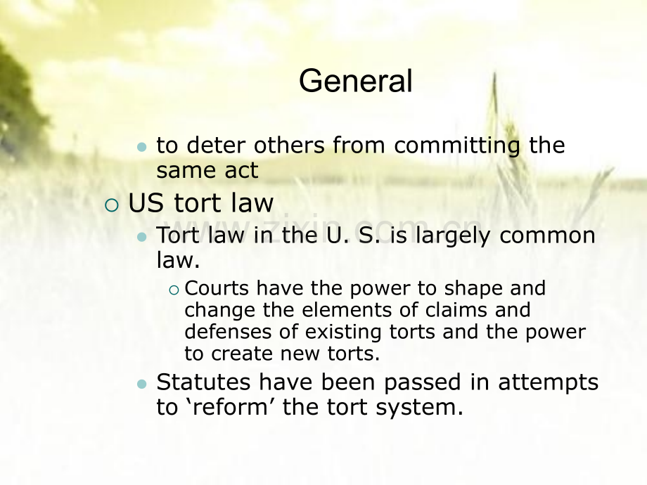 法律英语专题：侵权法(tortlaw)ppt.ppt_第3页