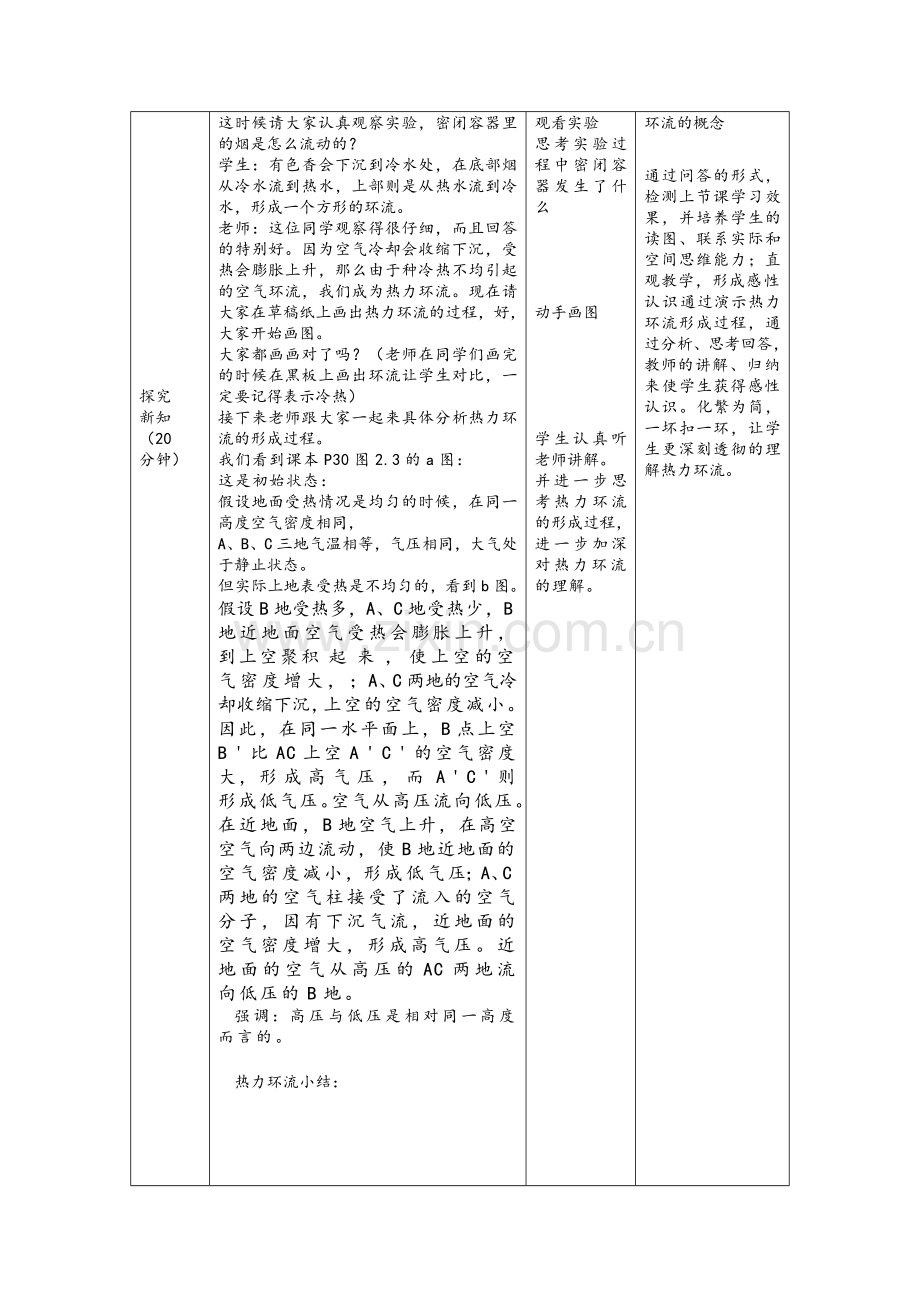 热力环流教案.doc_第3页