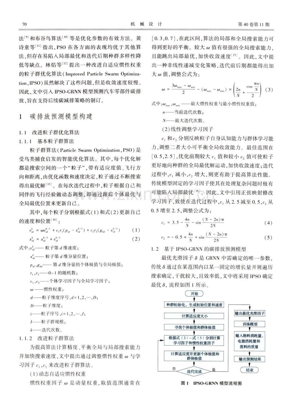 基于IPSO-GRNN的汽车零部件生产过程碳排放预测 (1).pdf_第2页