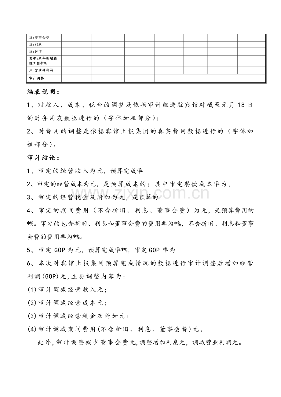 某五星级宾馆预算执行情况报告.doc_第2页