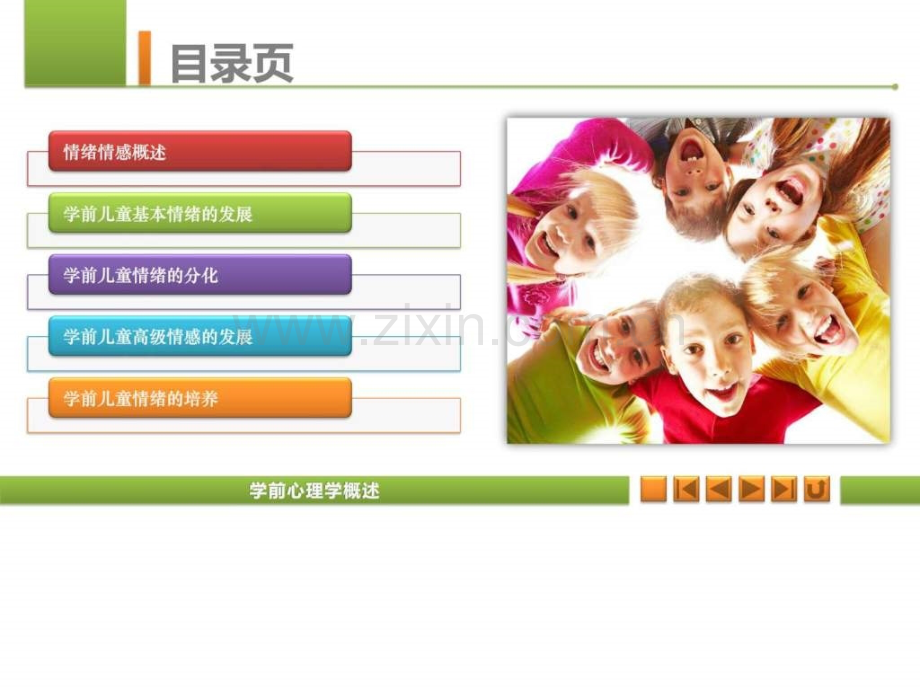 学前心理学学前儿童情绪情感的发展概述.ppt_第1页