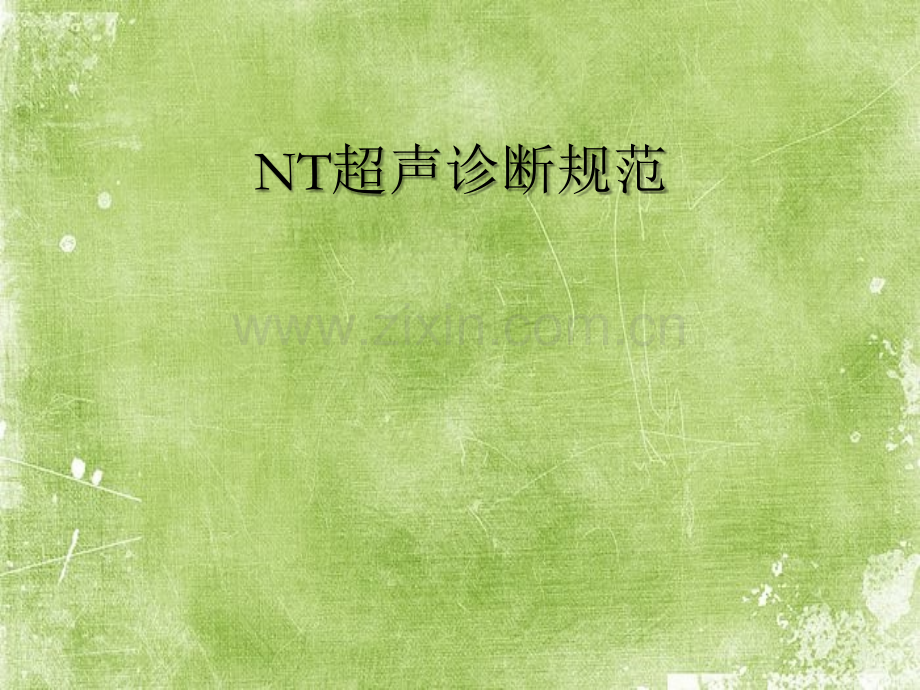 NT超声诊断规范ppt.ppt_第1页