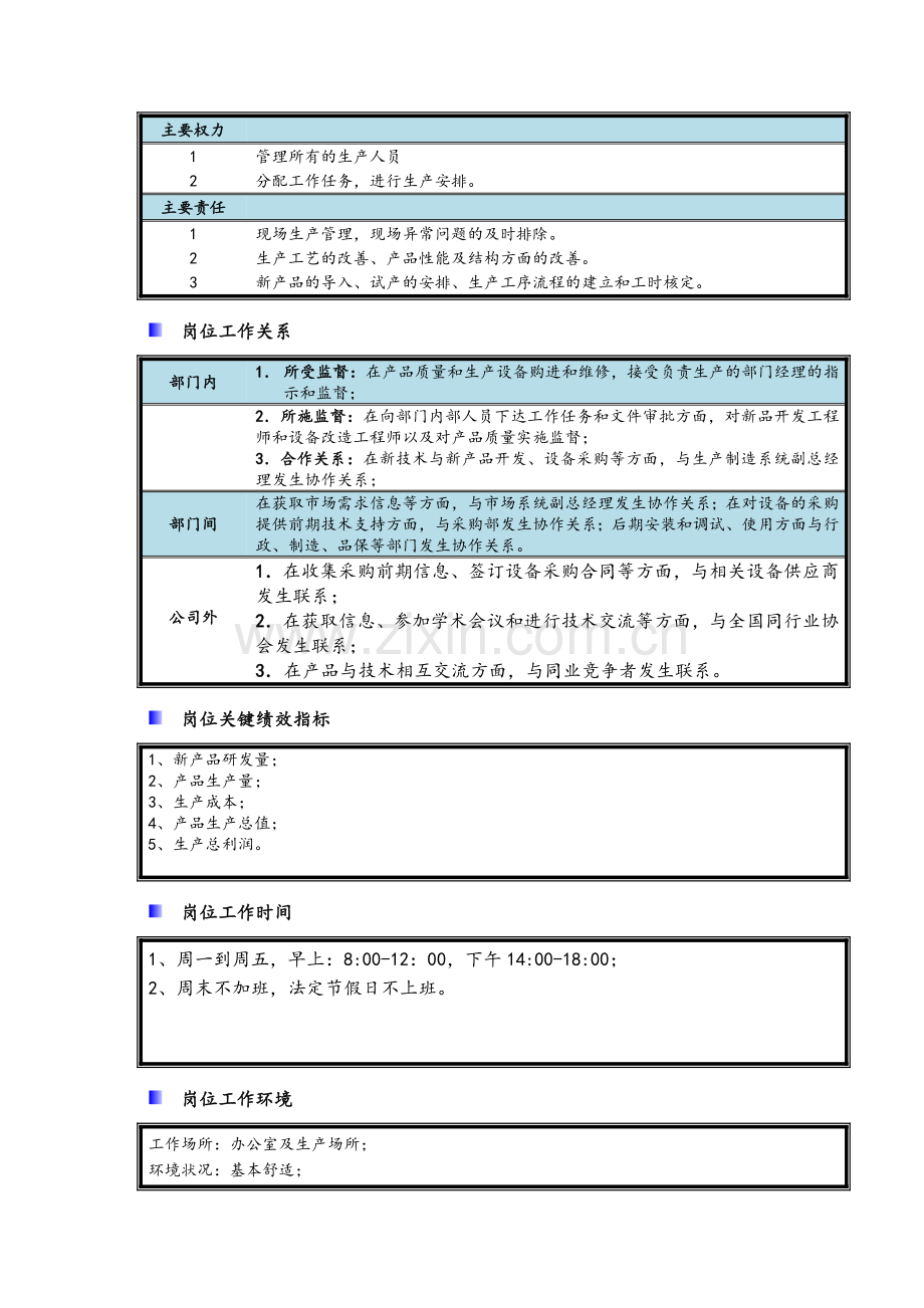 机械工程师岗位说明书.doc_第2页