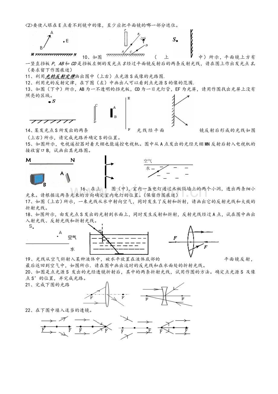 初中八、九年级物理作图大全.doc_第3页