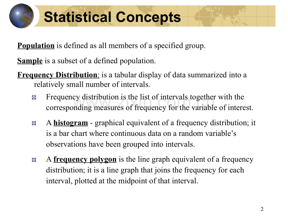 CFA投资工具-Statistics-来自高顿财经CFA.ppt_第2页