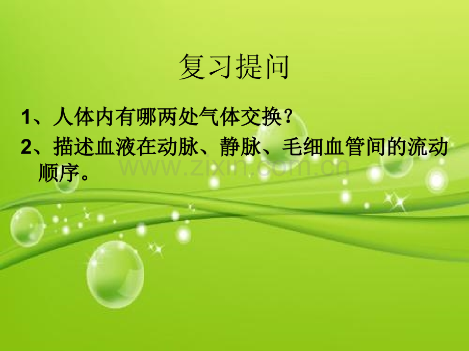 复习人体内的物质运输-PPT.ppt_第1页