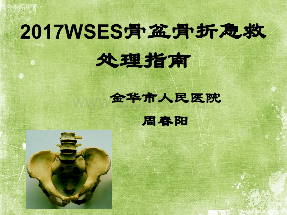 2017骨盆骨折的处理指南ppt.ppt_第1页