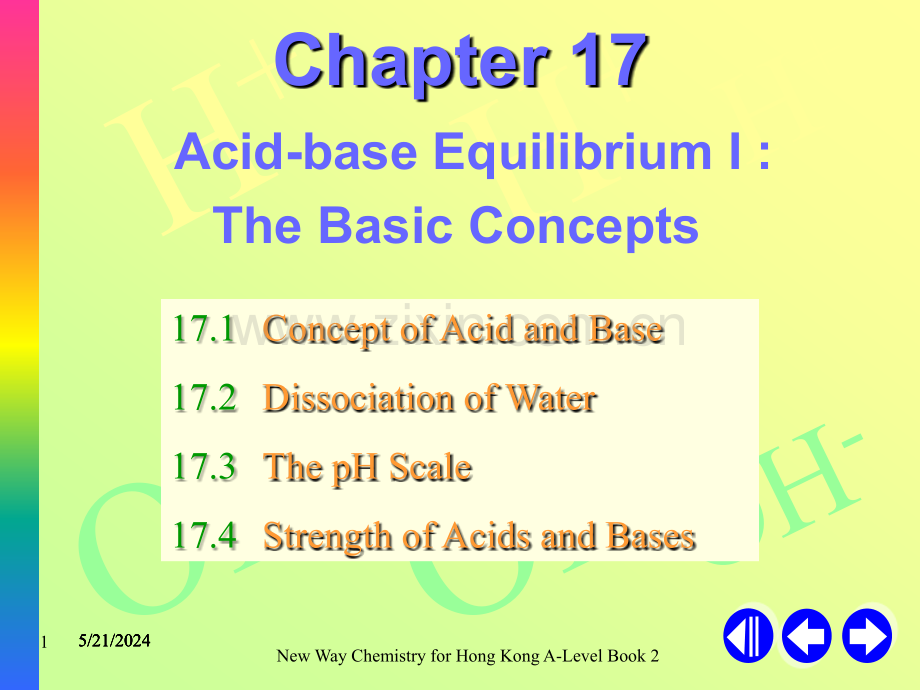 ch17---acid-base-equilibrium-I.ppt_第1页