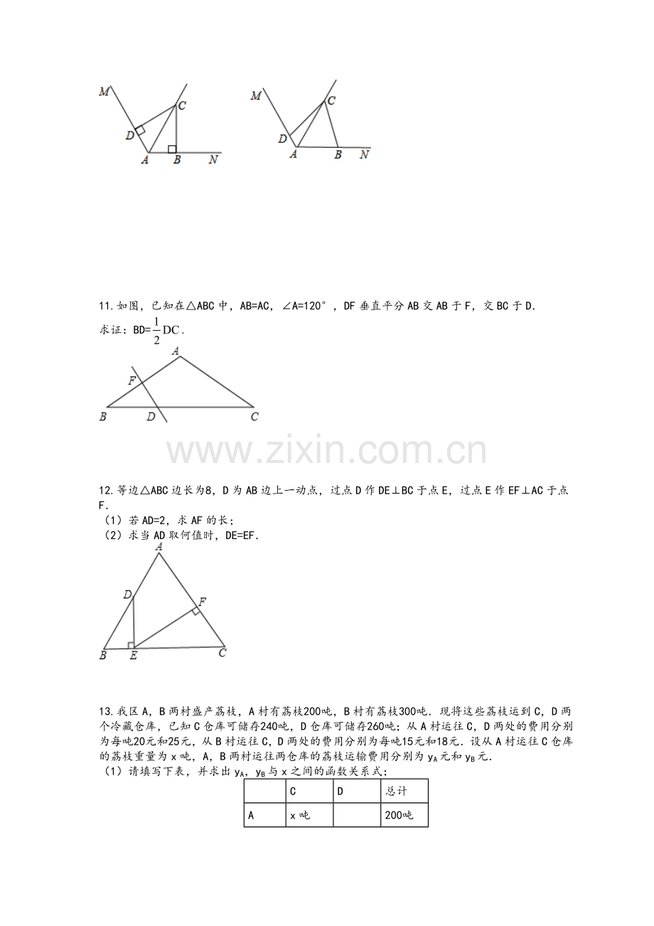 北师大版八年级上专题复习：压轴题.doc_第2页