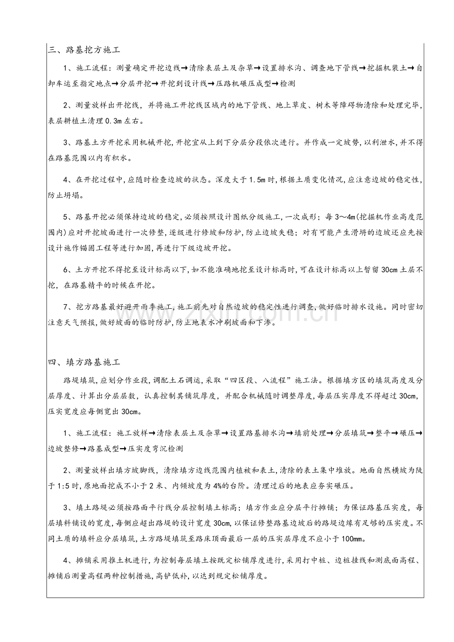 道路路基土石方开挖技术交底.doc_第2页