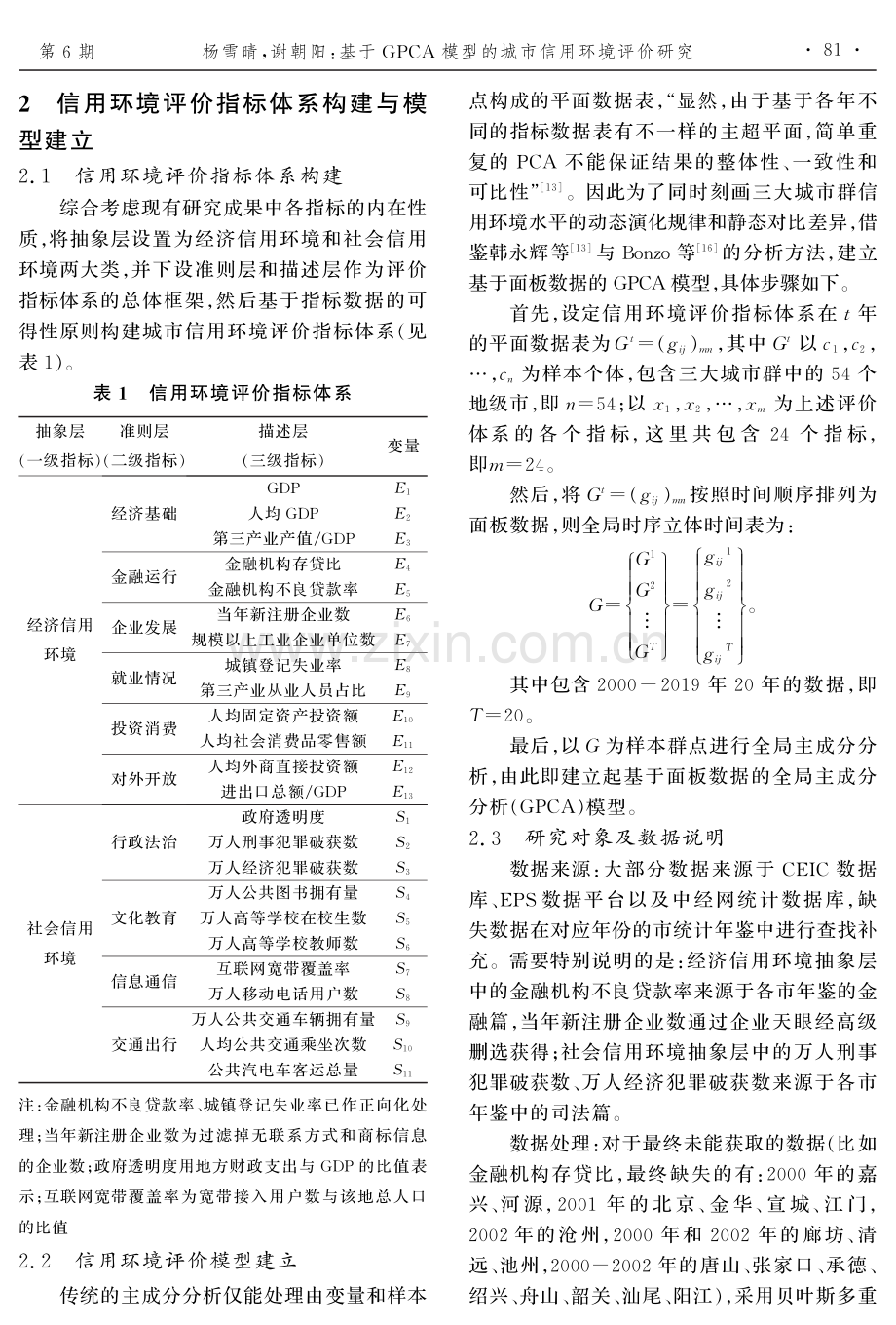 基于GPCA模型的城市信用环境评价研究——以京津冀、长三角、珠三角城市群为例.pdf_第3页