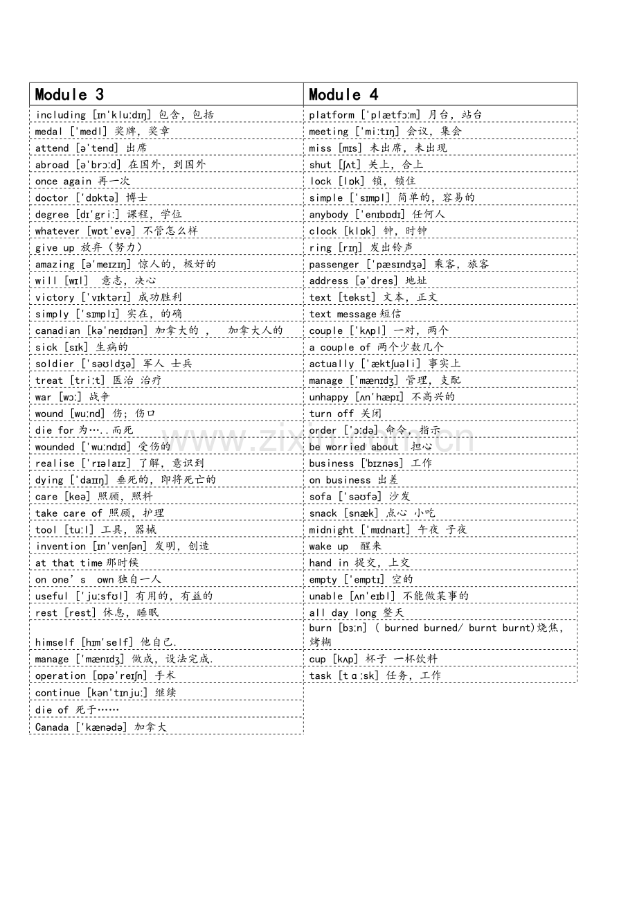 外研社英语九年级上册词汇表(音标、打印).doc_第2页