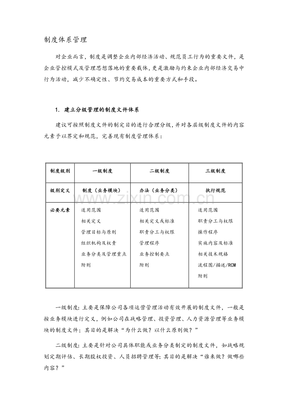 制度体系建议(标准).doc_第1页