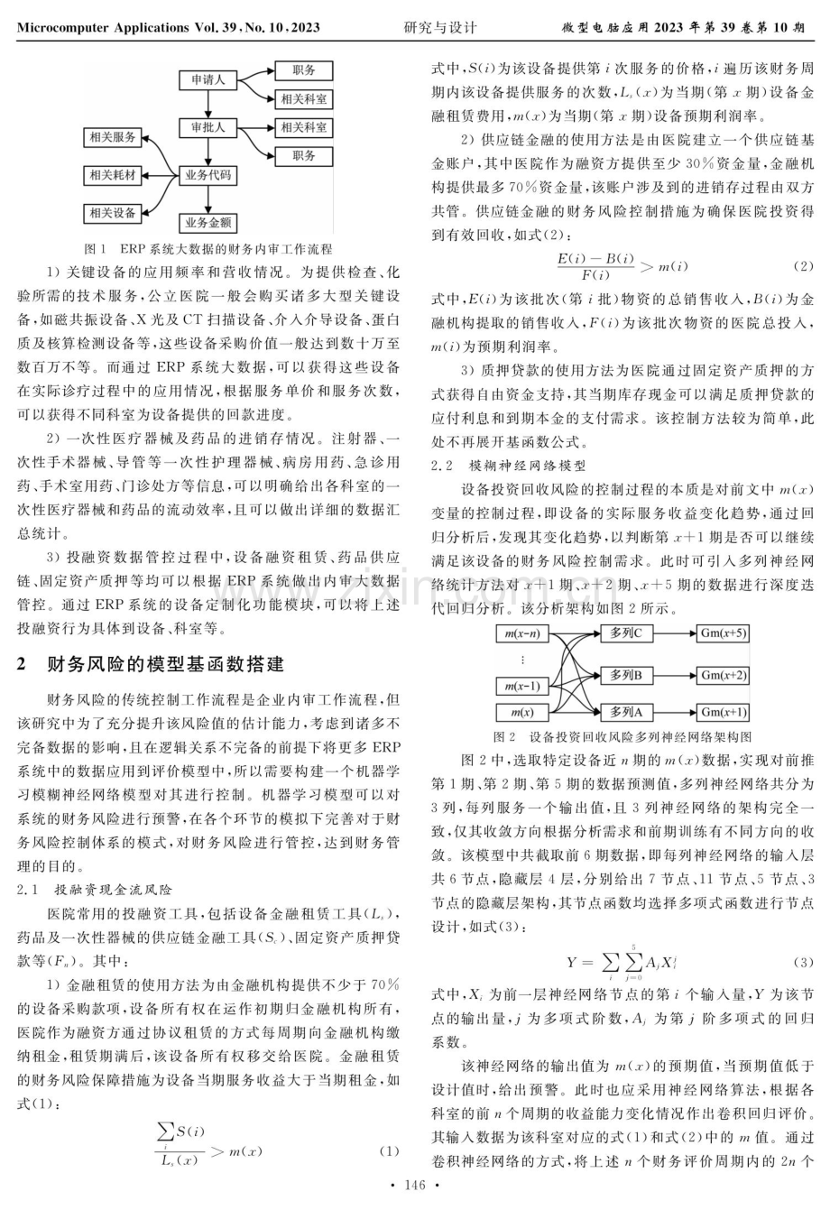 基于ERP平台的公立医院财务风险预警模型研究.pdf_第2页